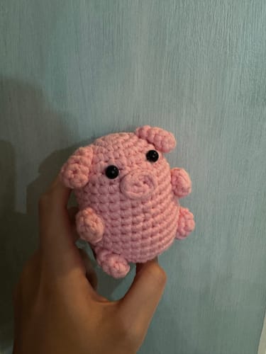 Customer photo review of Snouty Crochet Kit