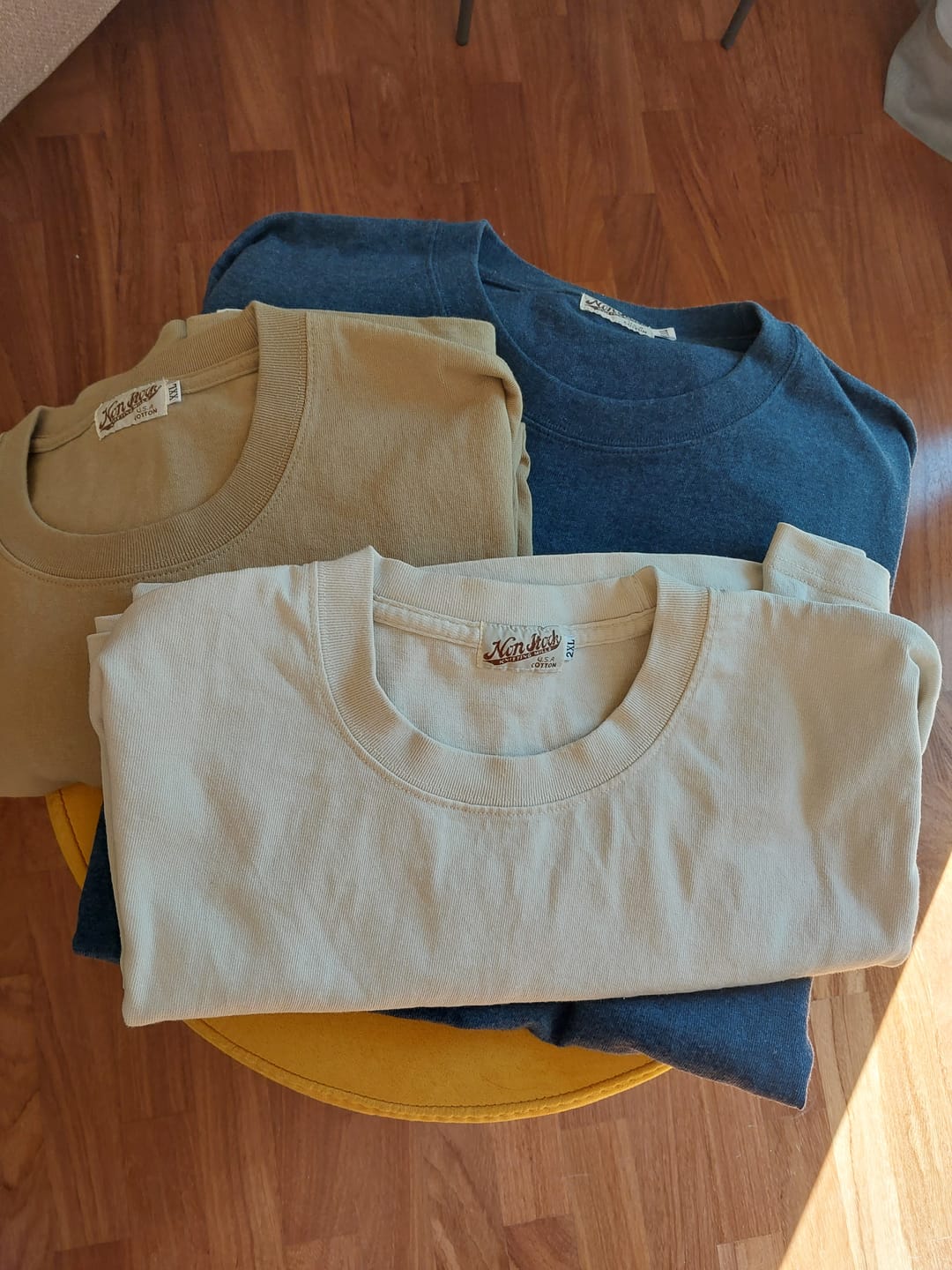 Customer photo review of 9 oz Cotton Tubular T-Shirt - Embryo