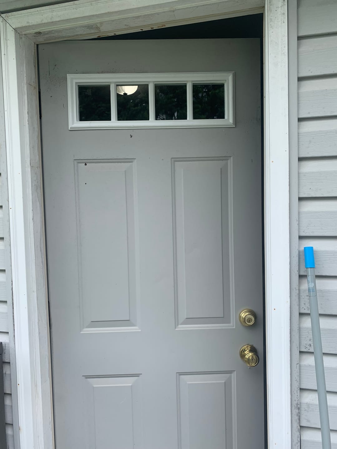 Customer photo review of Clear 4 Lite Glass and Frame Kit (24" x 8" Frame Size)