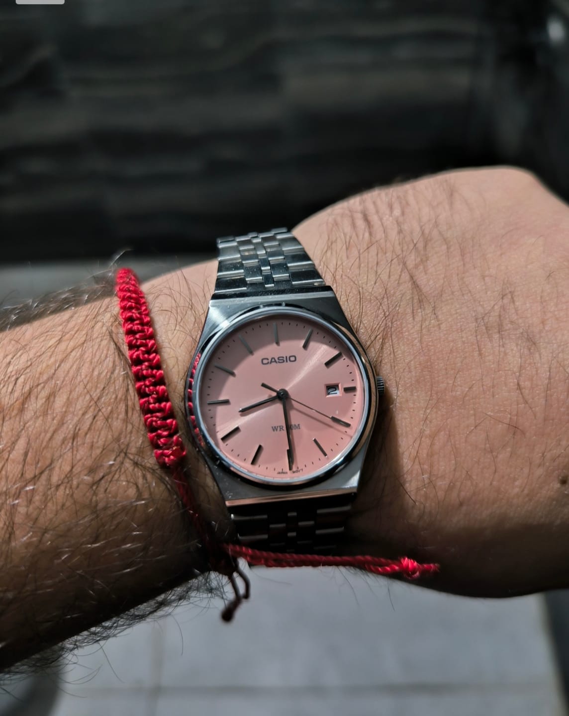 Customer photo review of Reloj Casio Análogo MTP-B145D-4AV Rosa 35mm