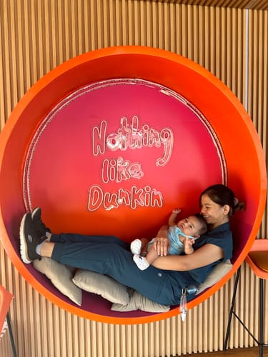 Customer photo review of Zip-Up Polo MoveTech® Scrub Top - Women / Pacific Tide