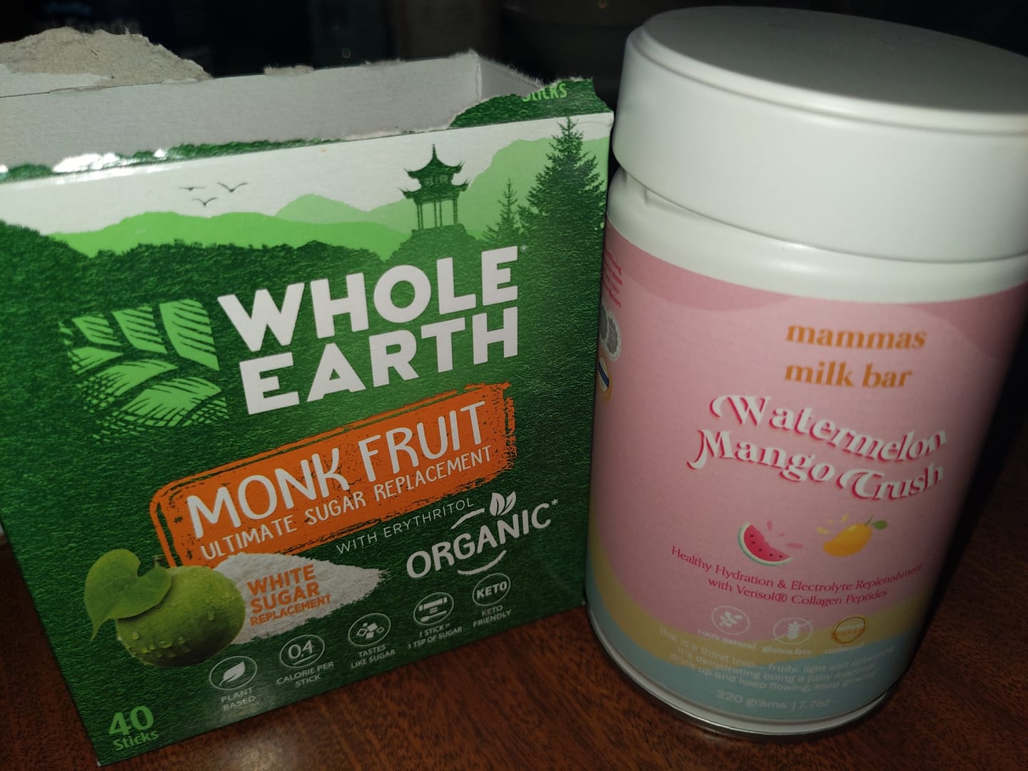 Customer photo review of Watermelon Mango Crush Hydration Electrolyte Drink with Verisol® Collagen