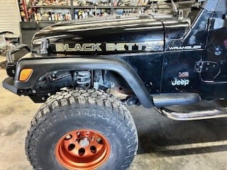 Customer photo review of Premium Hood Lettering | Set of 2
