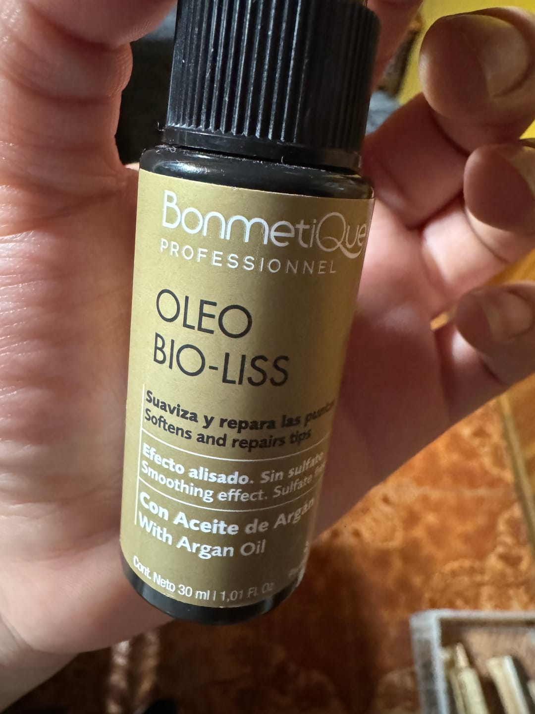 Customer photo review of Óleo Antifrizz Bio-Liss 30ml Bonmetique