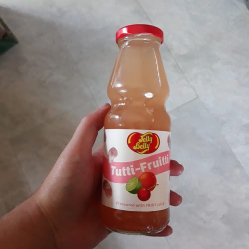 Customer photo review of Jelly Belly Tutti-Fruitti Drink in Glass Bottle - 11.15fl.oz (330ml)