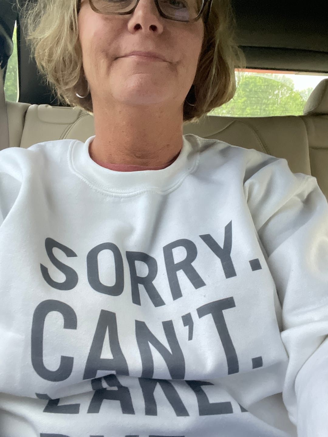 Customer photo review of Sorry Can't Lake Bye