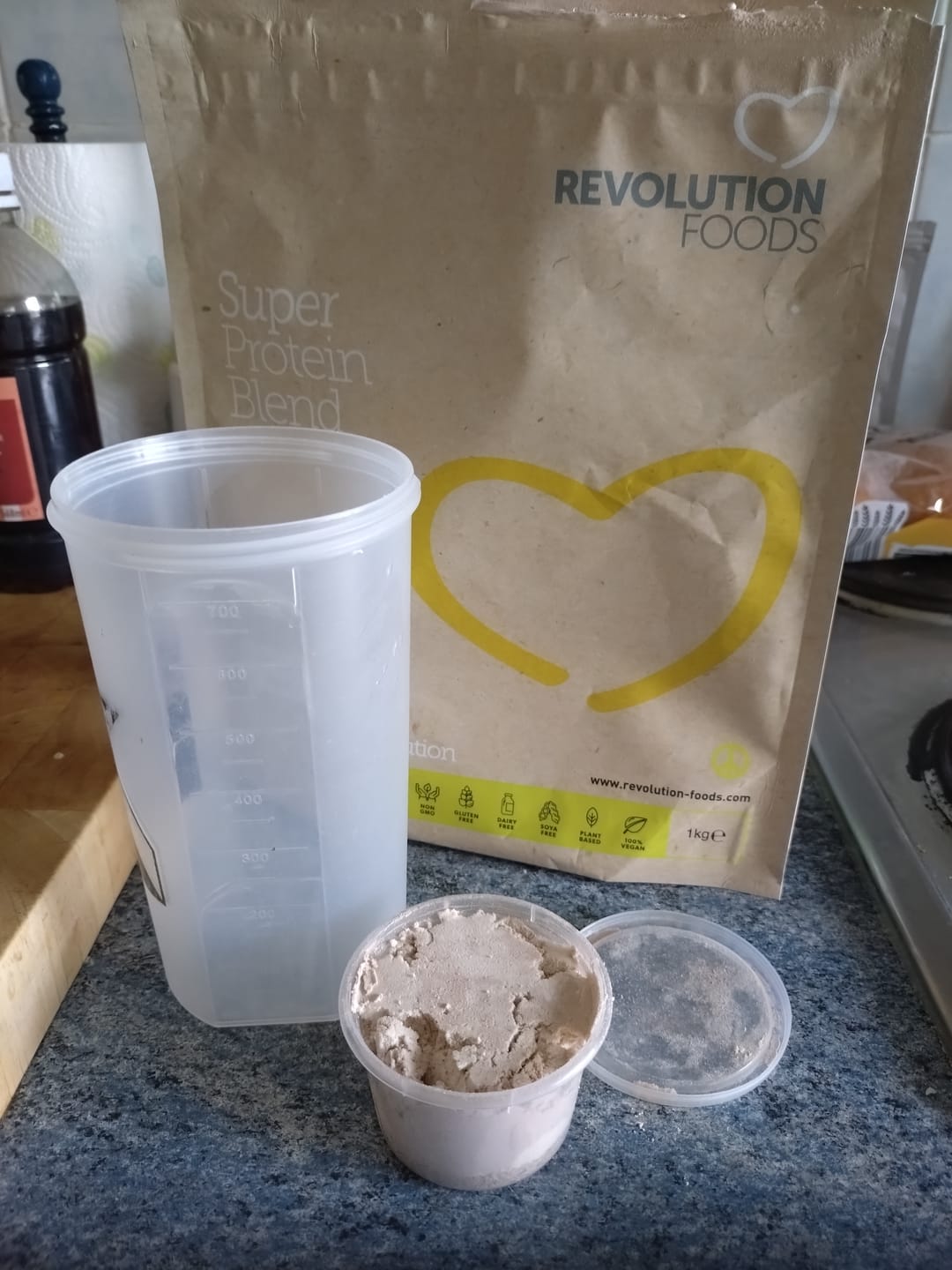 Customer photo review of Superblend Protein Powder