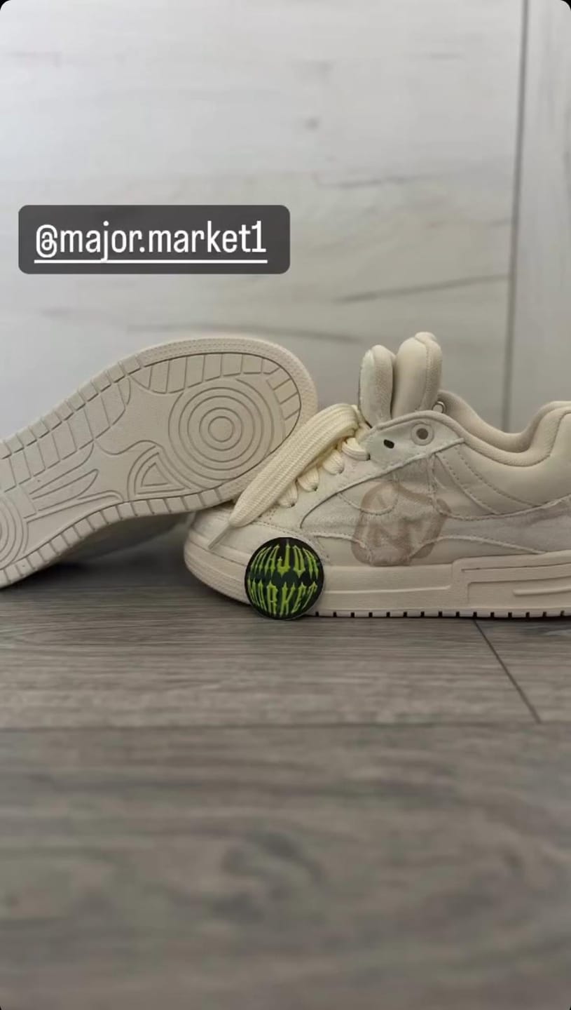 Customer photo review of Double Tongue Sneakers
