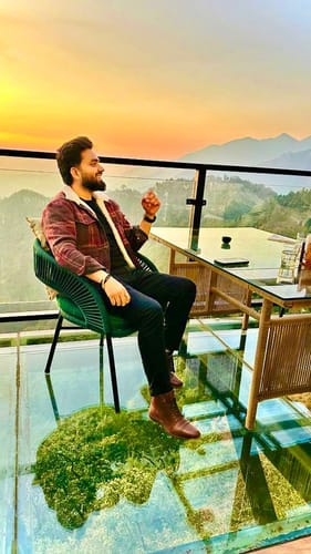 Customer photo review of WINE CHECKS FUR WOOLEN JACKET