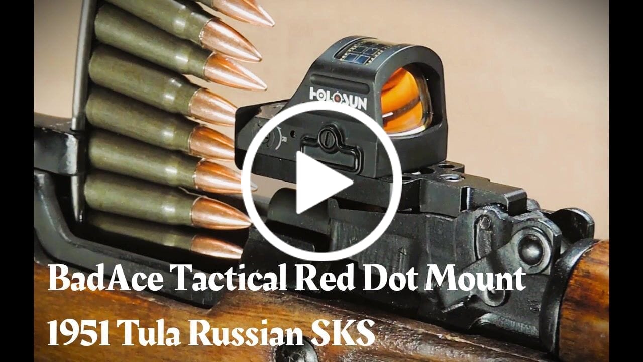 Customer video review of SKS Micro Red Dot Mount - ultra-low direct micro sight mounting