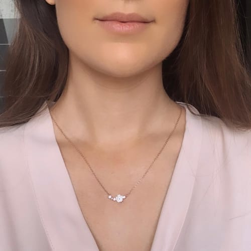 Customer photo review of Collier fleur Côme