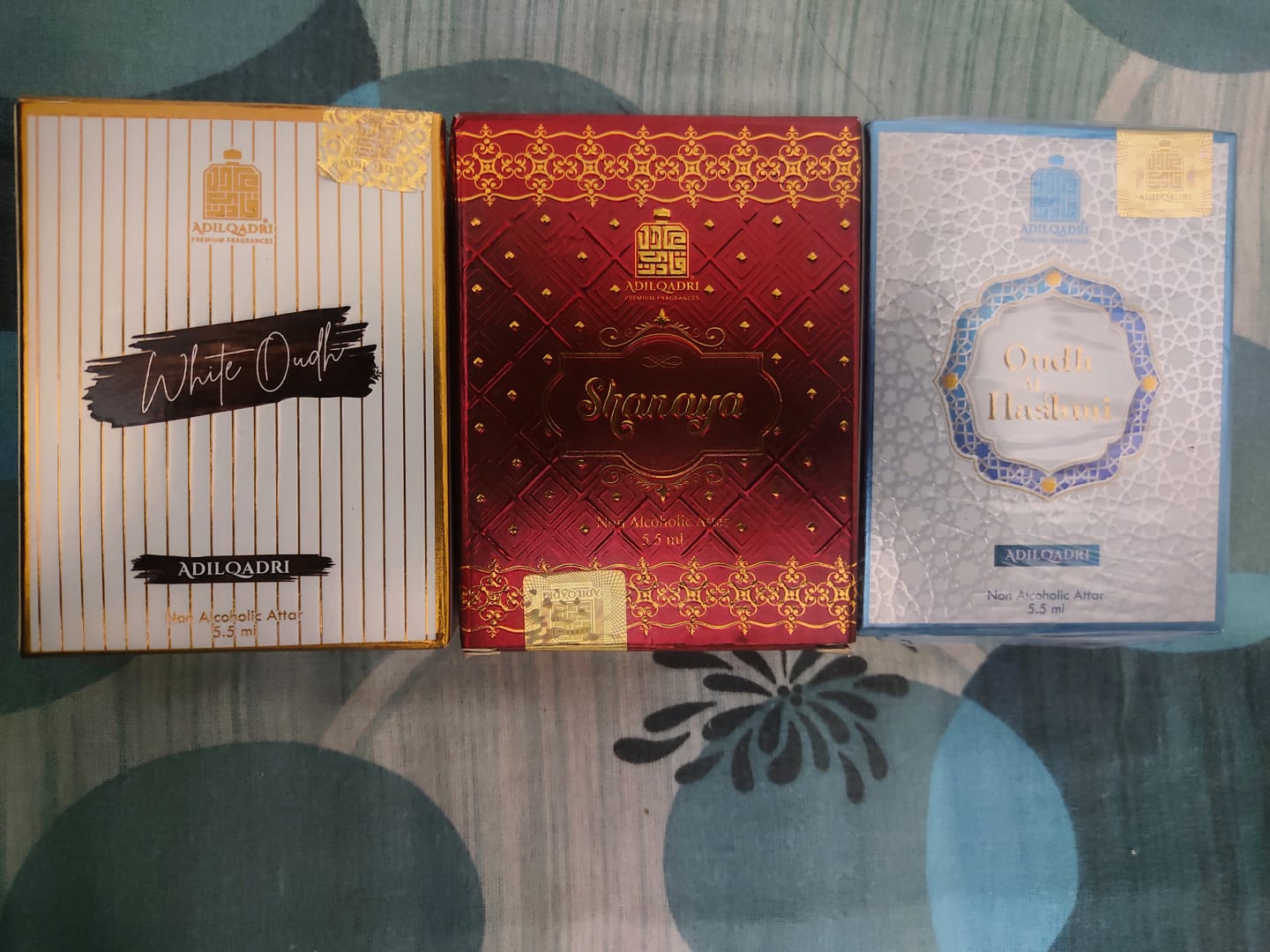 Customer photo review of 3 Pcs Attar Set Shanaya, White Oudh And Oudh Al Hashmi 5.5 Ml Each