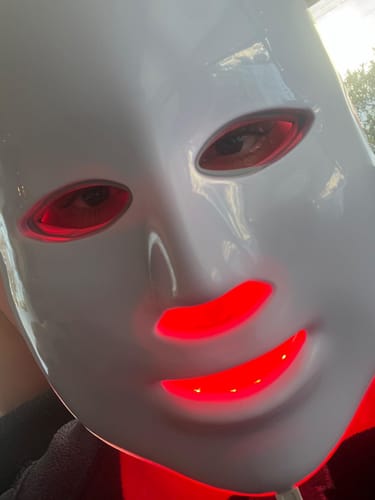 Customer photo review of SkinRenew™  Red Light Mask