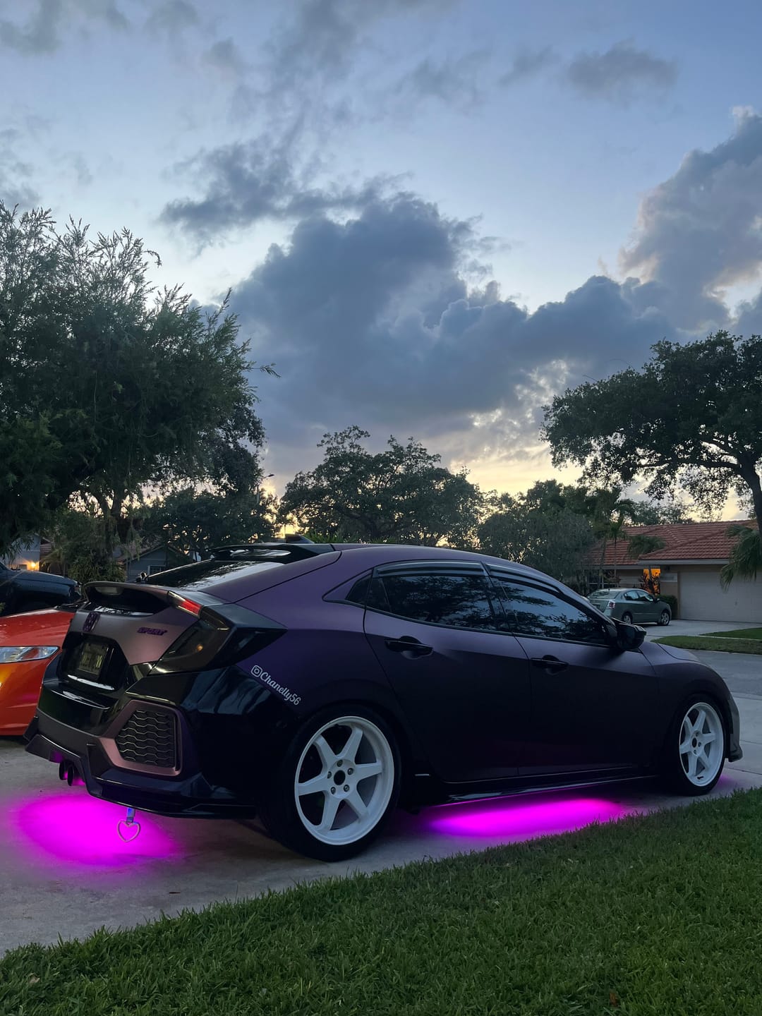 Customer photo review of Matte Russian Violet Vinyl Wrap