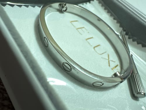 Customer photo review of Cely Bracelet — Silver