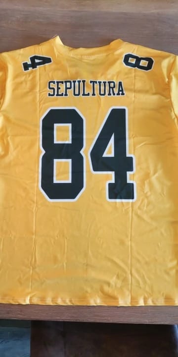 Customer photo review of Custom Bay Orange Football Jersey Athletic Shirt For Adult Youth