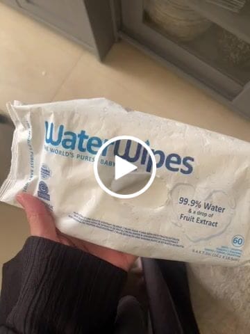 Customer video review of Water Wipes The Worlds Purest Wipes