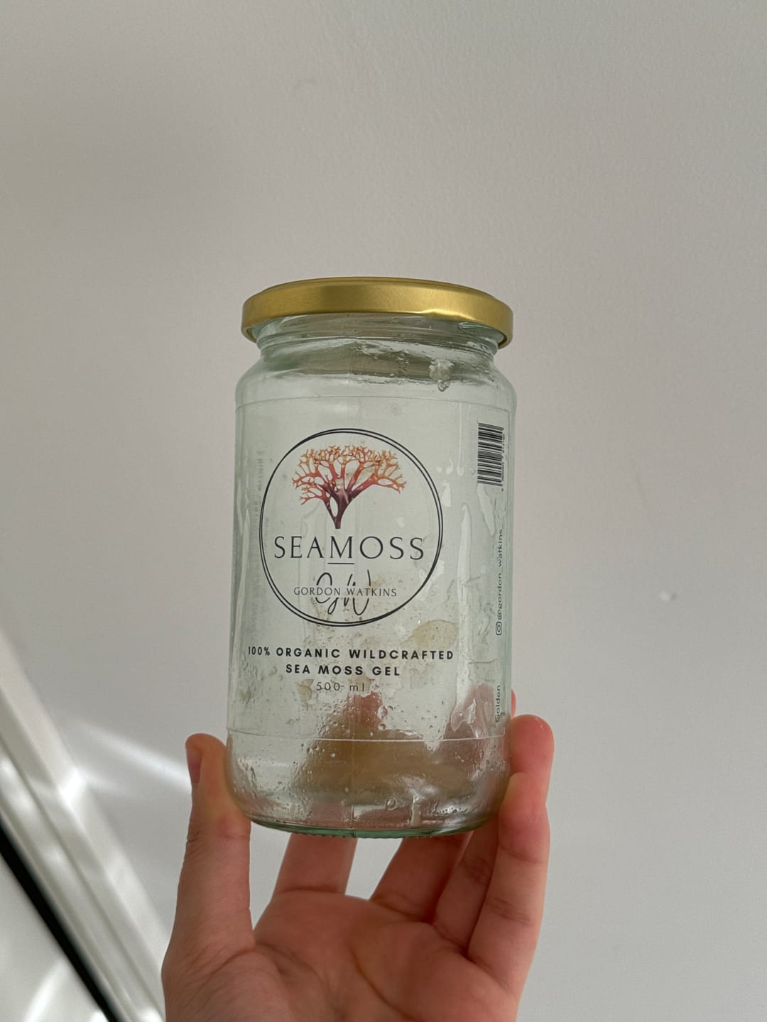 Customer photo review of Sea Moss & Ashwagandha Gel  - Stress Relief Blend