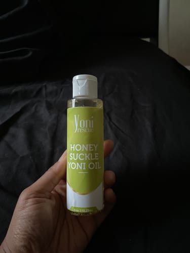 Customer photo review of Honeysuckle Yoni Oil