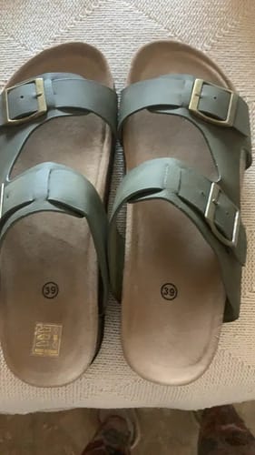 Customer photo review of Slides, Slip On, Buckle Straps, Orthopedic Sandals, Women's Shoes