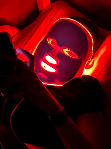 Customer photo review of SkinRenew™  Red Light Mask