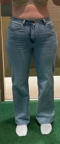 Customer photo review of Impact Relaxed Fit Jeans - Vintage Blue