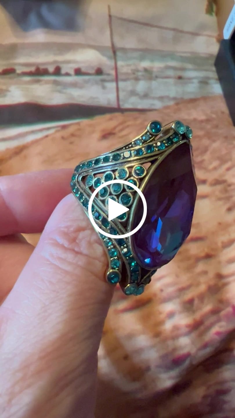 Customer video review of HEIDI DAUS®"Make Some Waves" Crystal Statement Ring