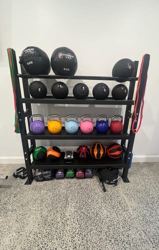 Customer photo review of MULTI PURPOSE STORAGE RACK