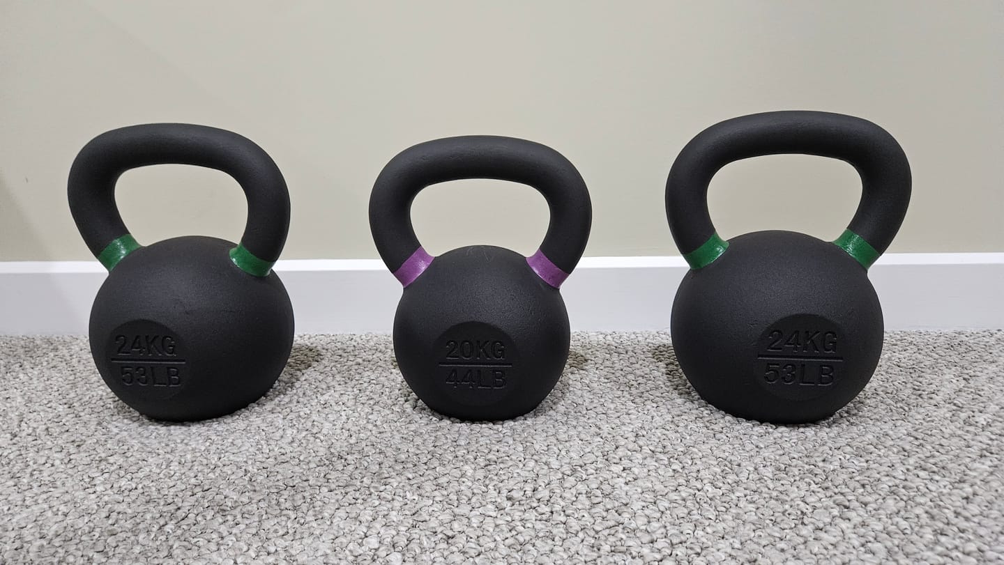 Customer photo review of 24KG PREMIUM POWDER COATED KETTLEBELL