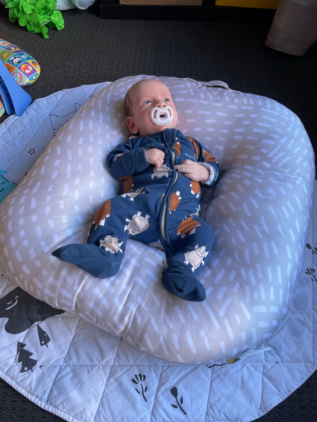 Customer photo review of Cushii Lounger Wanderlust - Oatmilk
