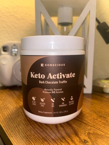 Customer photo review of Keto Activate Dark Chocolate Truffle