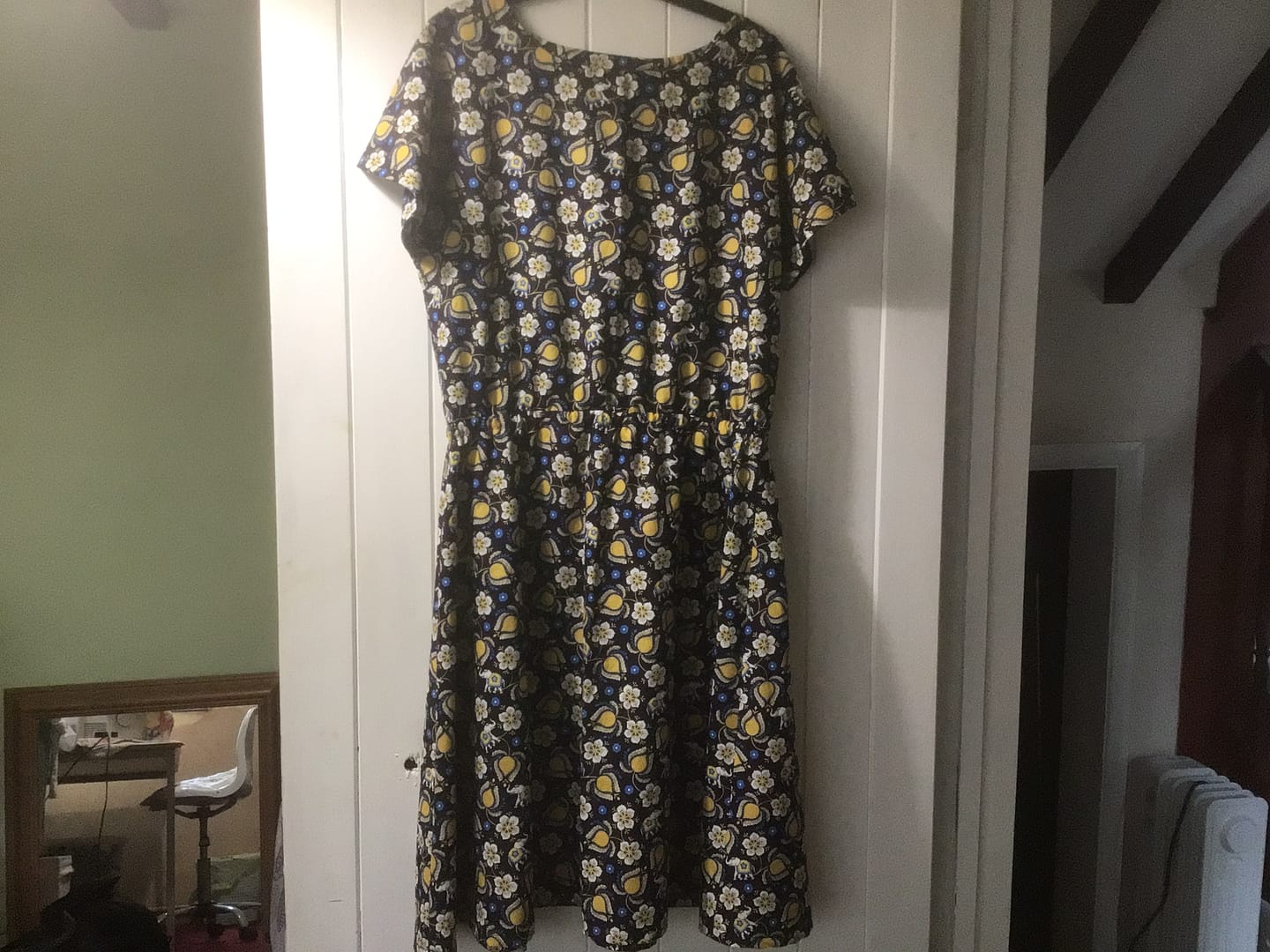 Customer photo review of Flowers & Elephants Cotton Poplin Fabric - 58" wide