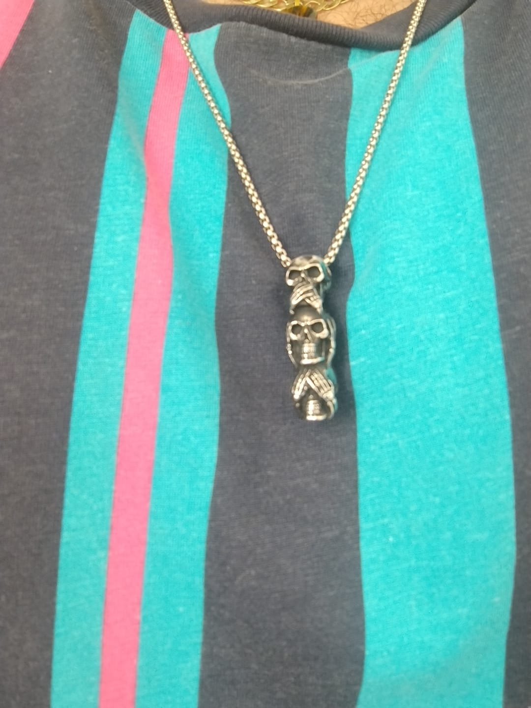 Customer photo review of HEAR SEE SPEAK. - NECKLACE