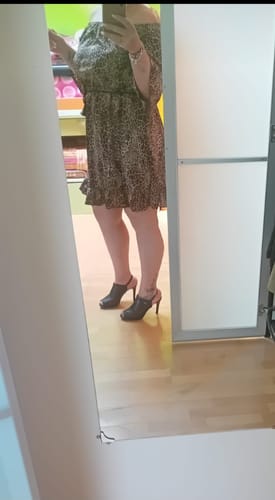 Customer photo review of Abito Danima Leopardato