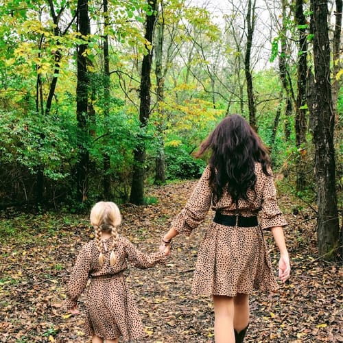Customer photo review of Rachel Timmerman's Mommy & Me Matching Dresses