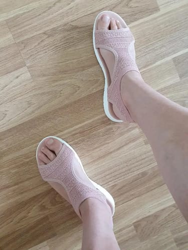 Customer photo review of Orthopedic Sandals, Slip On, Comfortable, Ergonomic Shoes, Summer Shoes