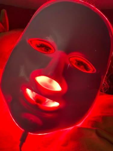 Customer photo review of SkinRenew™  Red Light Mask