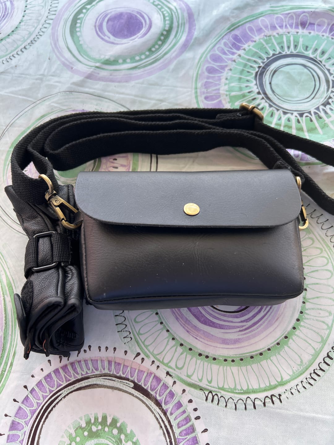Customer photo review of sidekick moto pouch