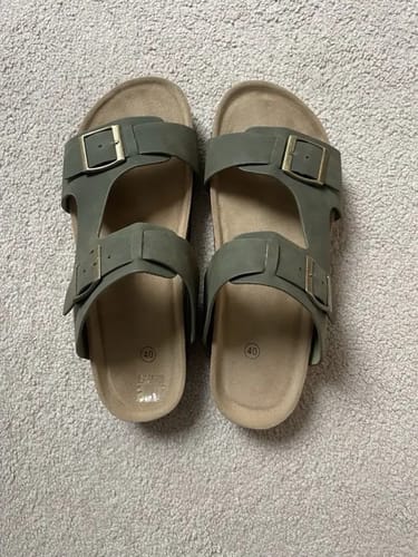 Customer photo review of Slides, Slip On, Buckle Straps, Orthopedic Sandals, Women's Shoes