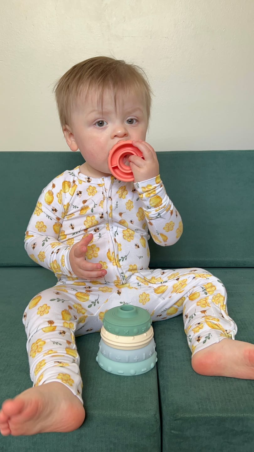 Customer photo review of Pumpkin Stacking Toy