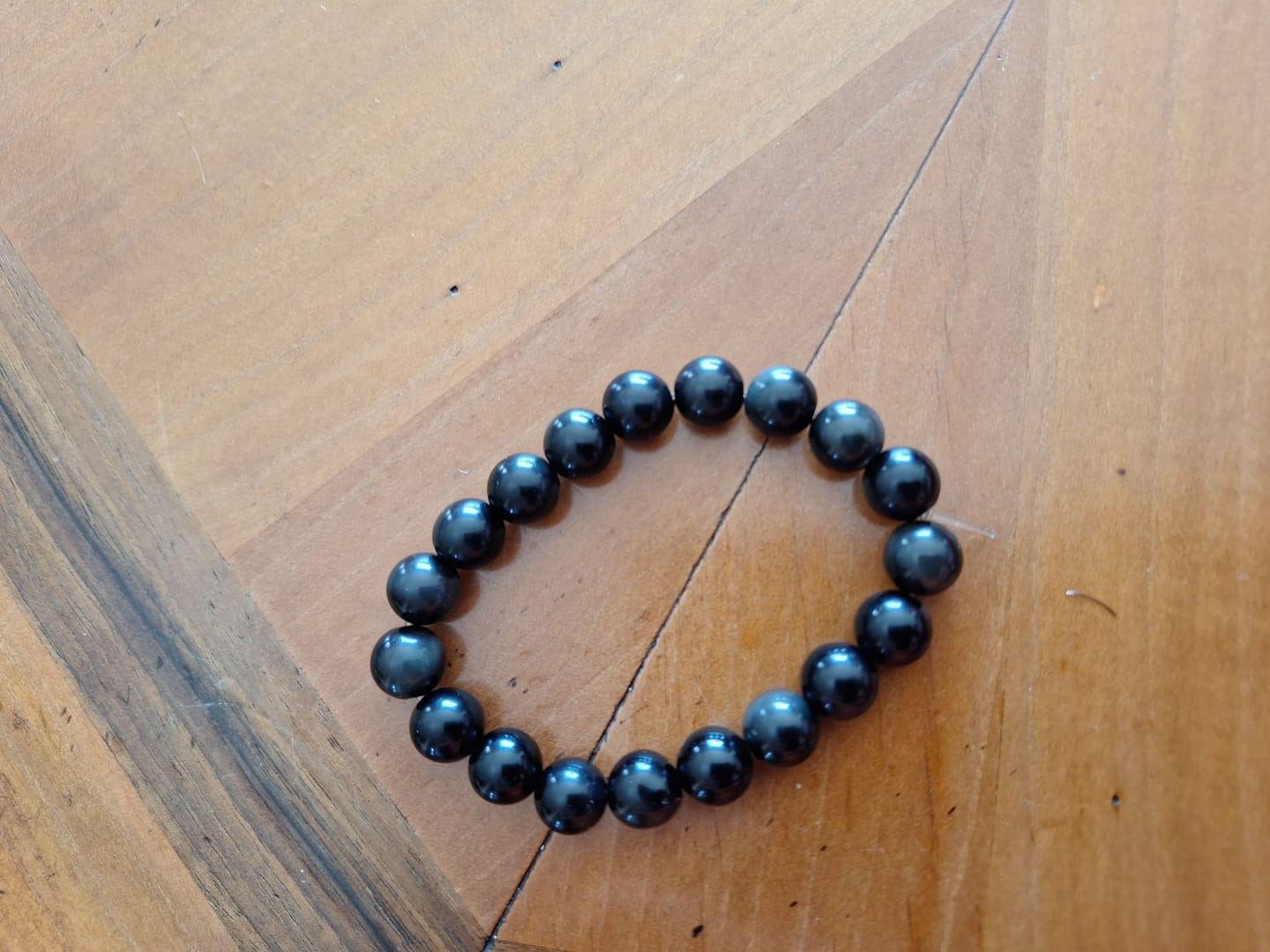 Customer photo review of Bracelet "Guidance" en Obsidienne Œil Céleste