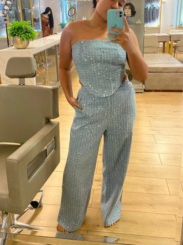 Customer photo review of Amy | Sparkle Set