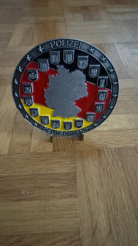 Customer photo review of XXL Polizei Deutschland limitierter Coin