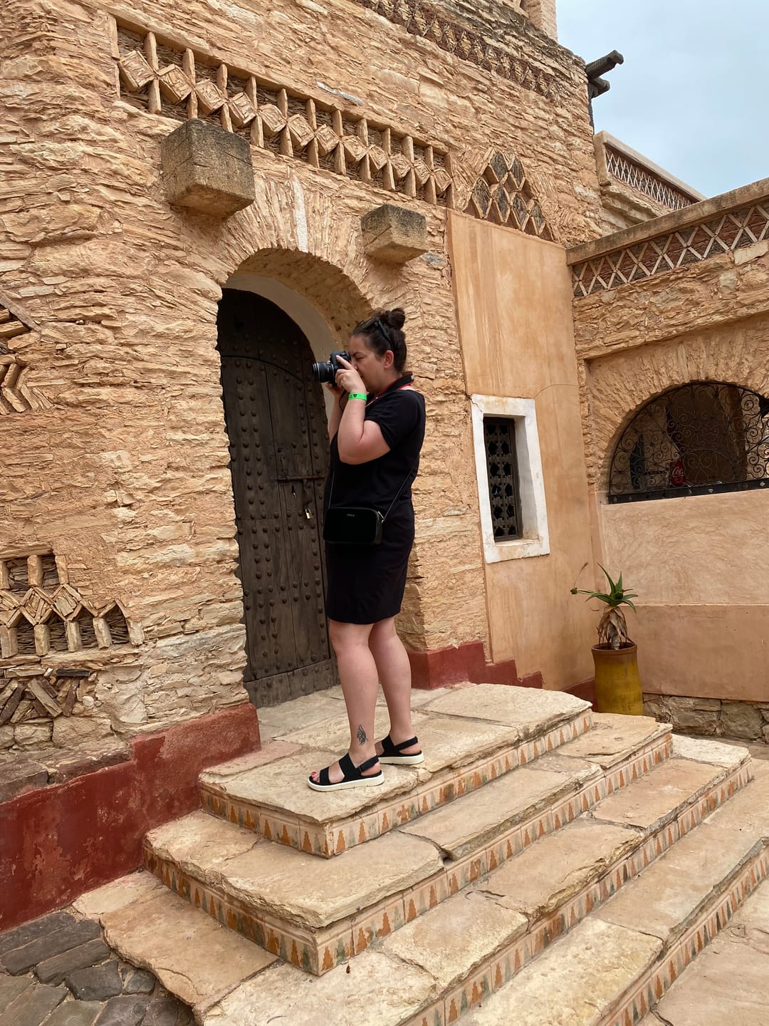 Customer photo review of Black Selina Sandals