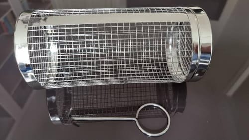 Customer photo review of Grillkorb in Edelstahl-Ausführung für das perfekte Grillergebnis