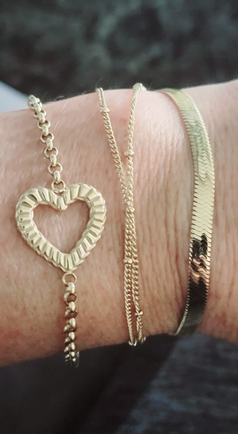 Customer photo review of Double Beaded Bracelet
