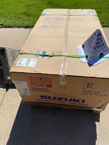 Customer photo review of Suzuki 25 HP Outboard Motor - Model DF25ATHL5