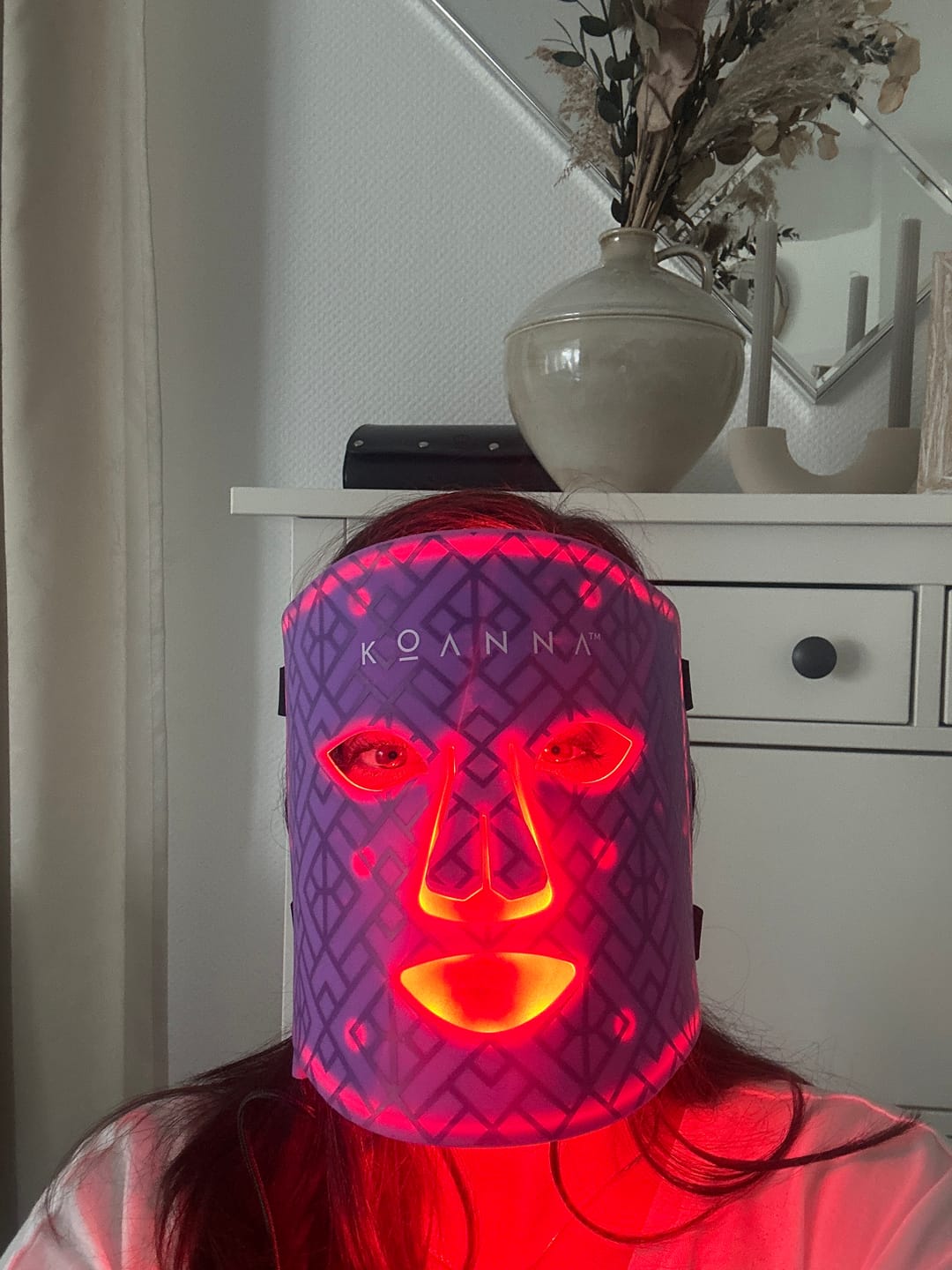 Customer photo review of Koanna™ MultiGlo LED Lichttherapie-Maske