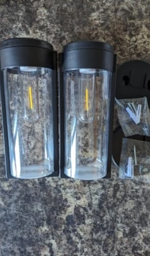 Customer photo review of EcoGlow - Elegante Solar-Wandleuchte