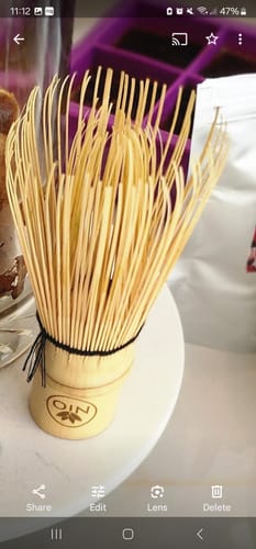 Customer photo review of Matcha Bamboo Whisk